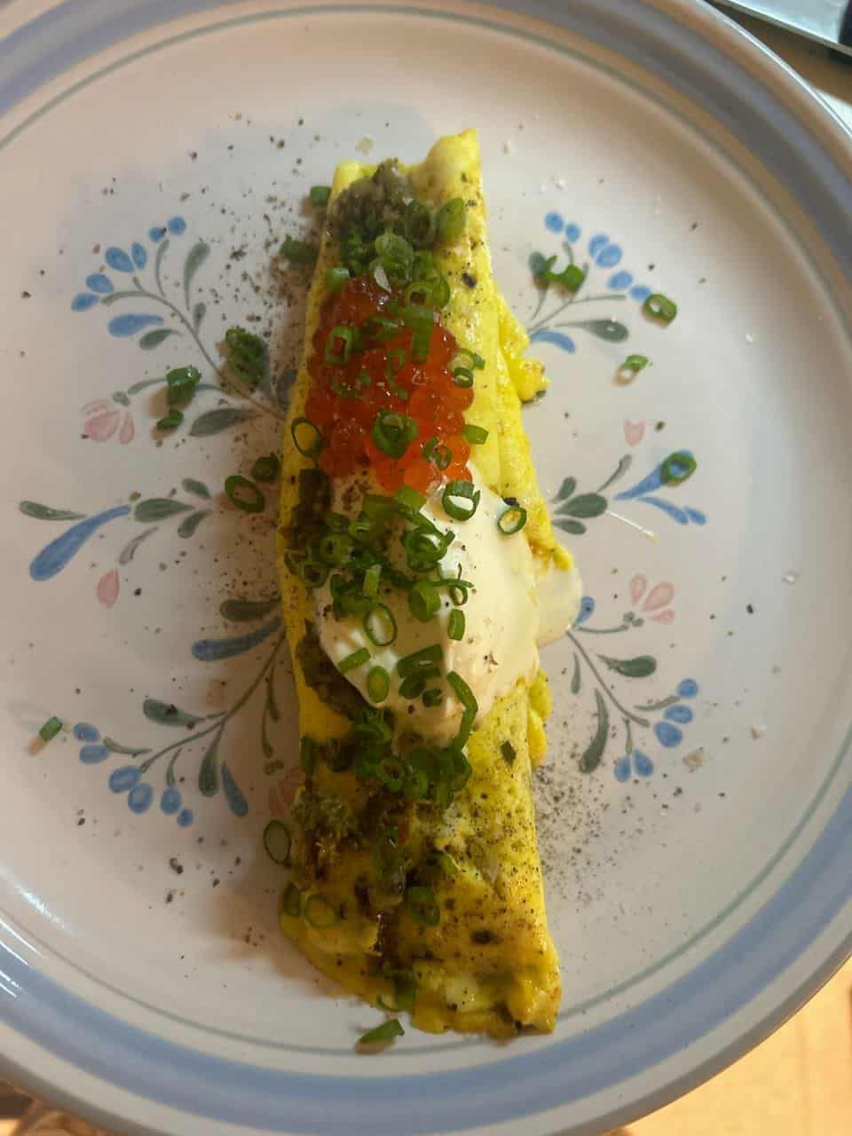 Duck Morel Omelet by Matt Cuddy